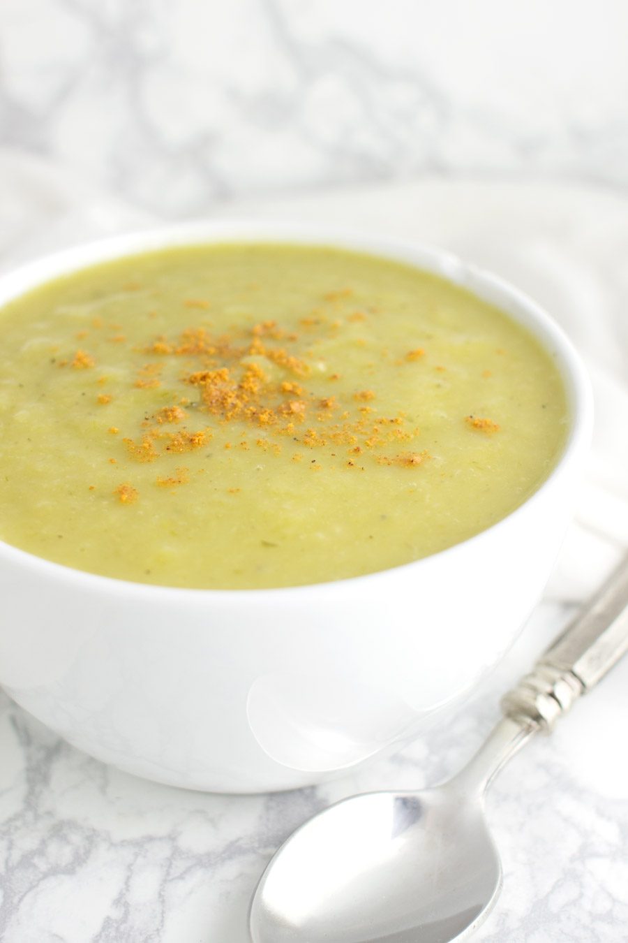 Celeriac Leek Soup recipe from acleanplate.com #paleo #aip #autoimmuneprotocol