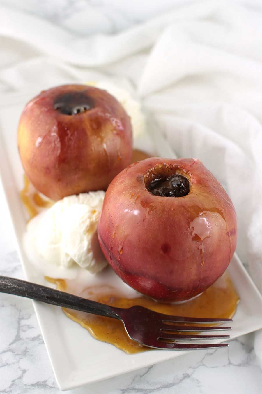 Maple-Cinnamon Stuffed Apples