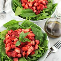 Strawberry Basil Salad