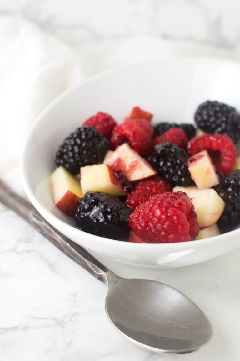 Very Berry Fruit Salad recipe from acleanplate.com #paleo #aip #glutenfree