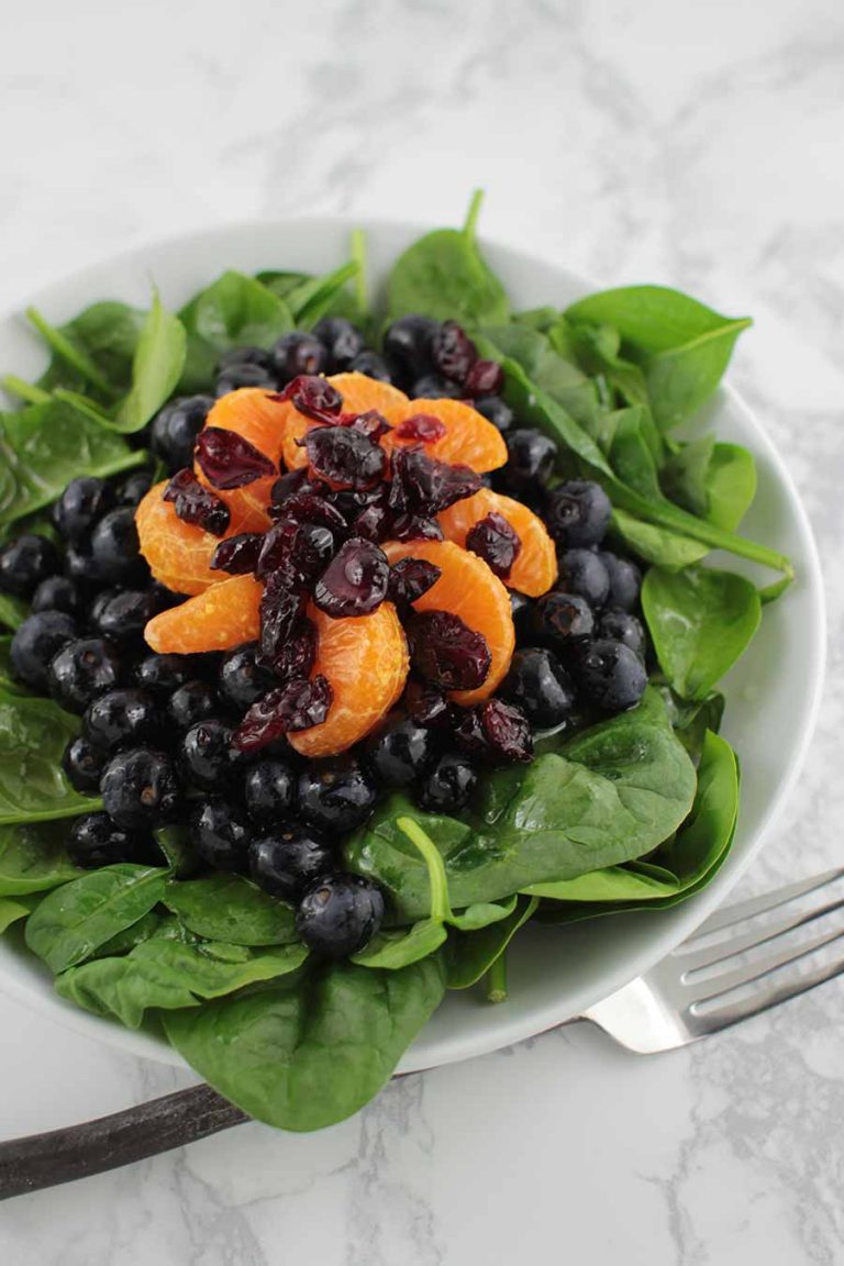 Blueberry Salad with Orange Vinaigrette