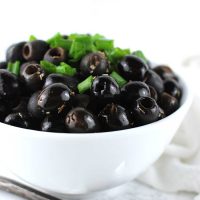 Mediterranean Baked Olives recipe from acleanplate.com #aip #paleo #autoimmuneprotocol