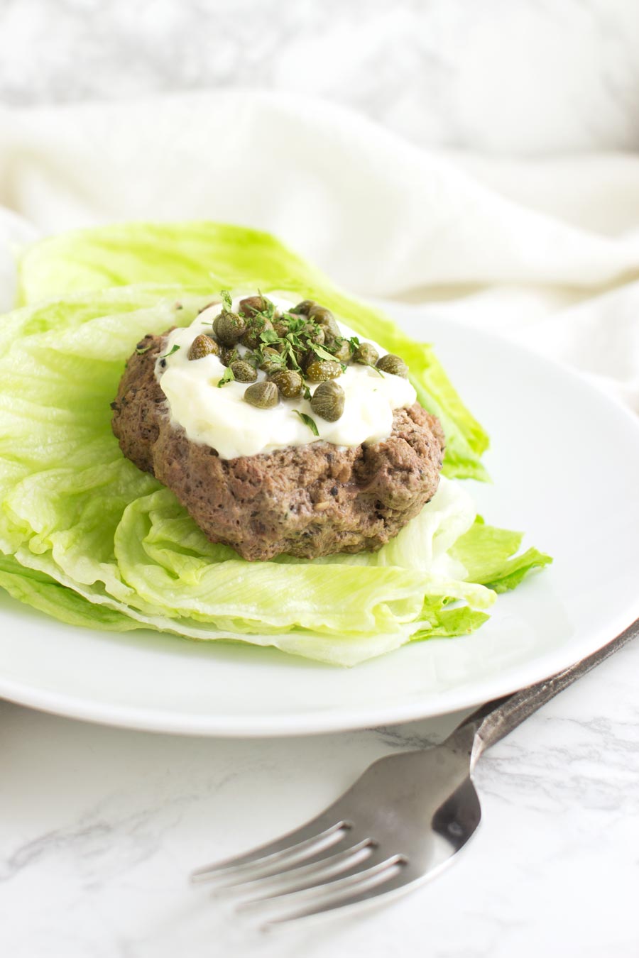 Greek Lamb Burgers recipe from acleanplate.com #paleo #aip #glutenfree