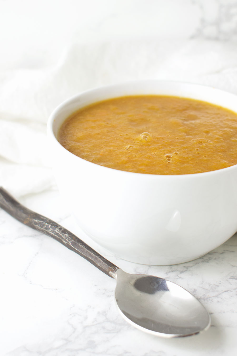 Cinnamon Pumpkin Soup recipe from acleanplate.com #paleo #aip #glutenfree