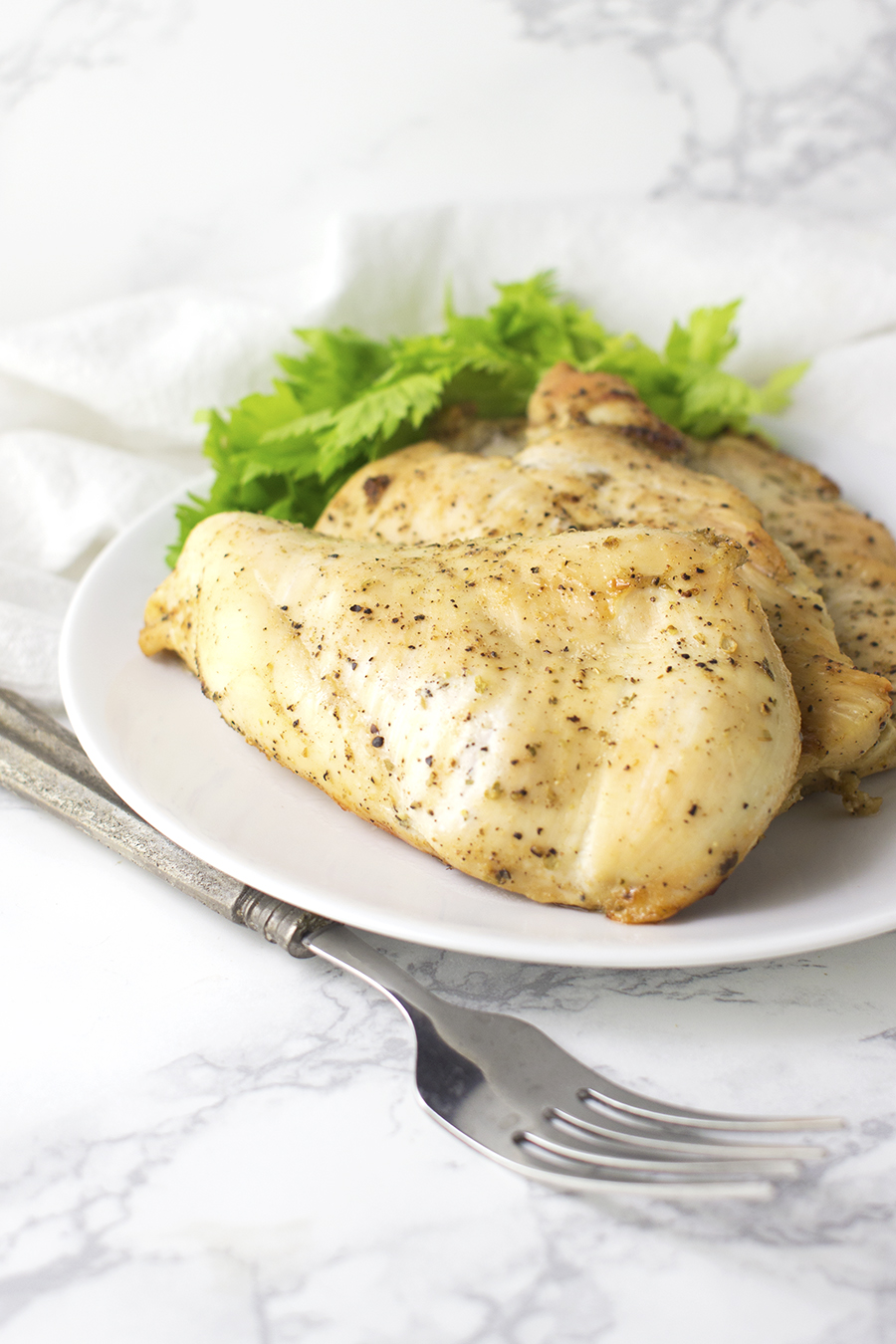 Lemon Pepper Chicken Breasts recipe from acleanplate.com #aip #paleo #glutenfree