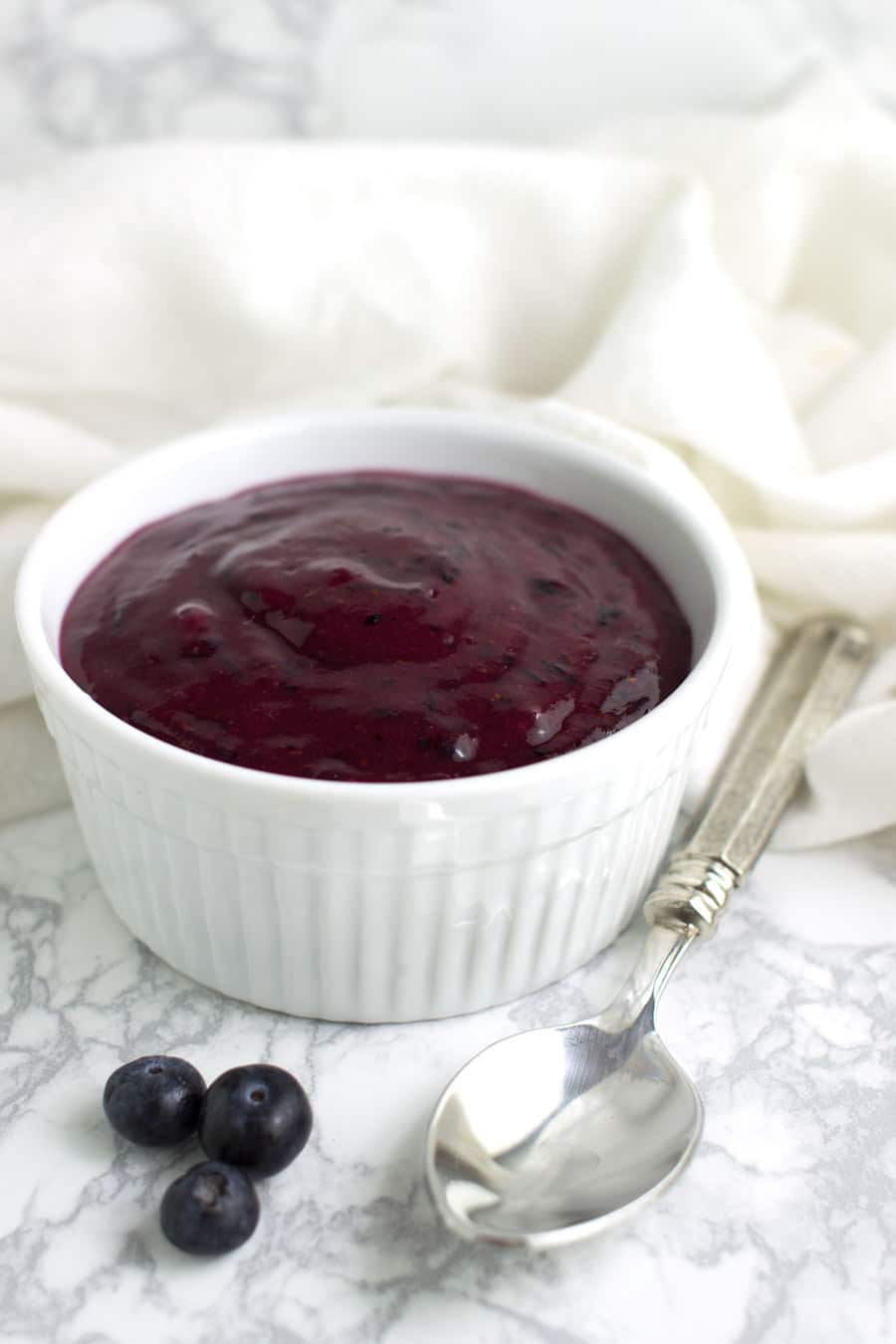 Blueberry Cranberry Sauce recipe from acleanplate.com #aip #paleo #autoimmuneprotocol
