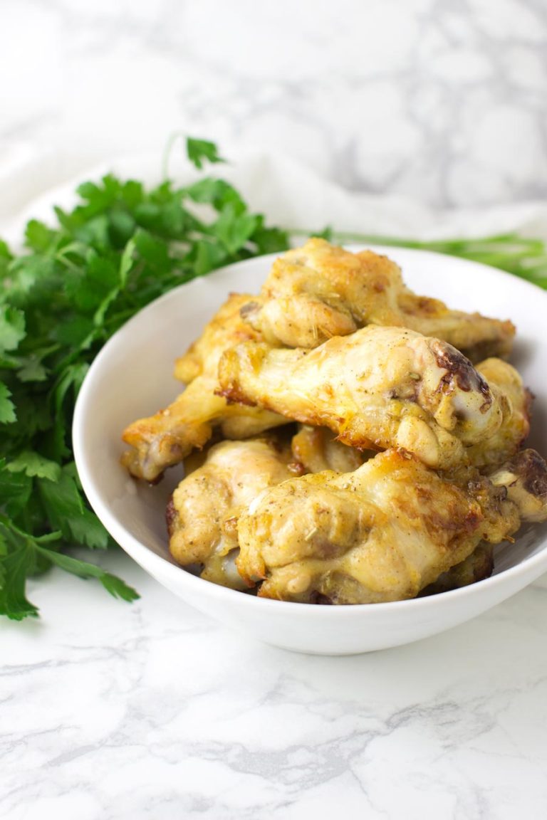 Mustard-Glazed Chicken Wings