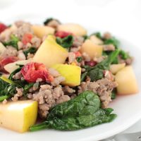 Apple Sausage Stir-Fry