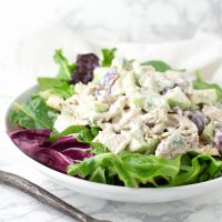 Chicken Waldorf Salad recipe from acleanplate.com #aip #paleo #glutenfree