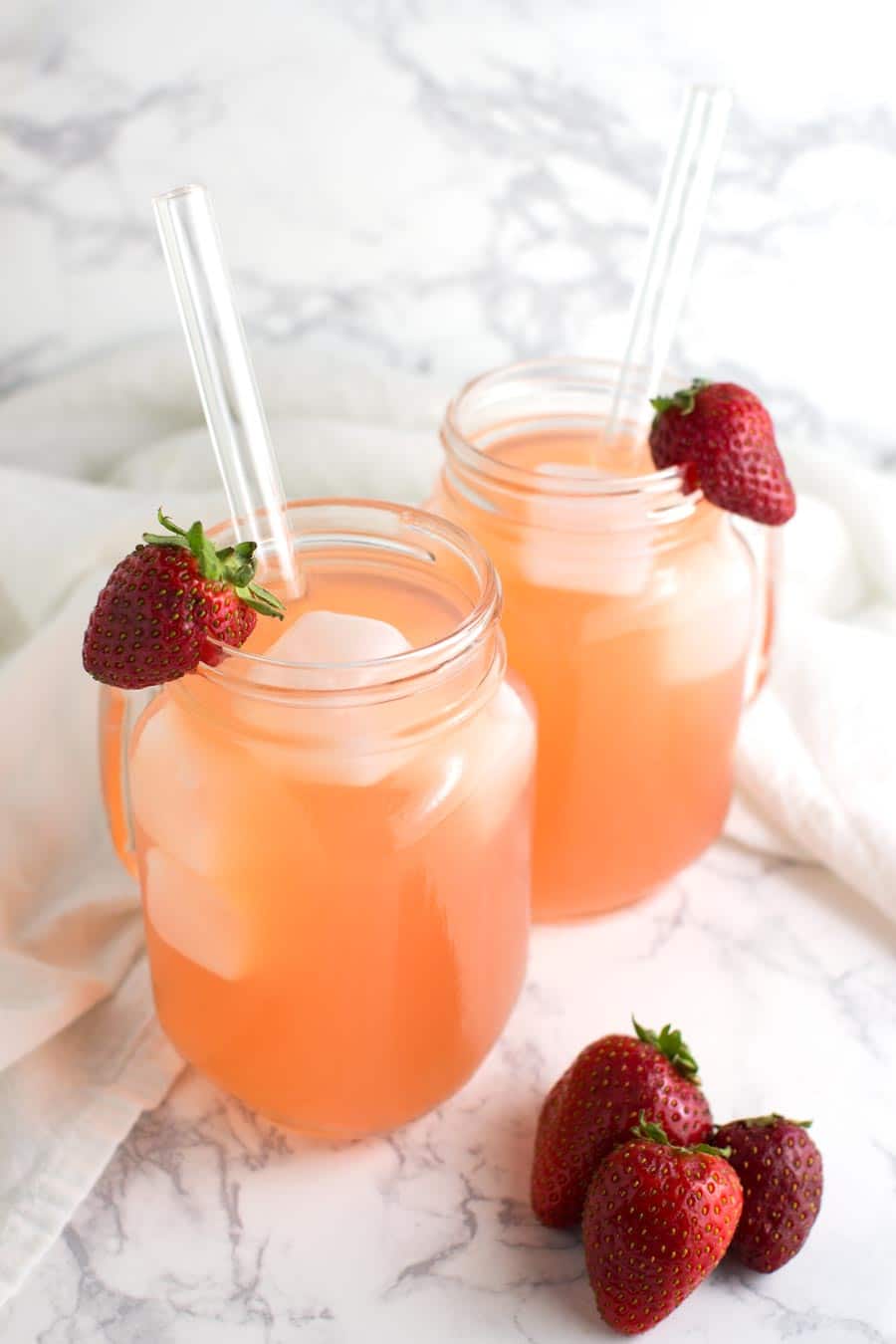 Strawberry Lemonade recipe from acleanplate.com #aip #paleo #autoimmuneprotocol