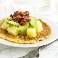 Pineapple Bacon Omelet recipe from acleanplate.com #paleo #aip #glutenfree