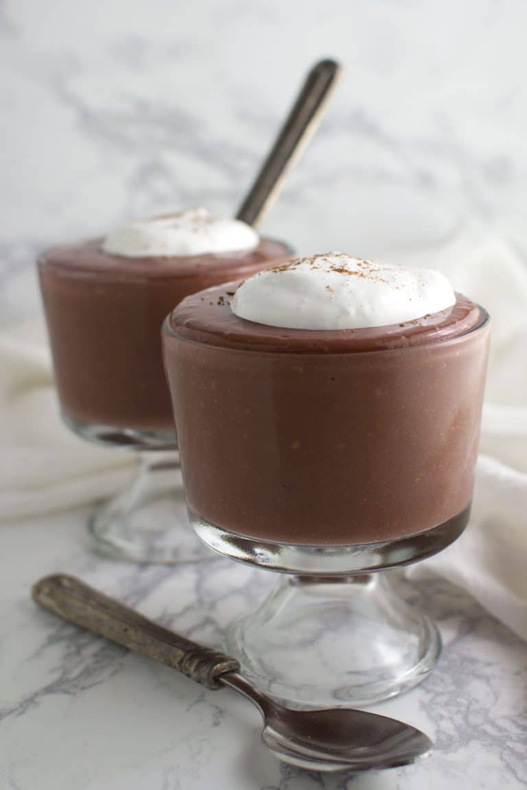 “Chocolate” Raspberry Pudding