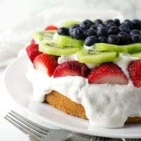 Paleo Vanilla Cake recipe from acleanplate.com #paleo #grainfree