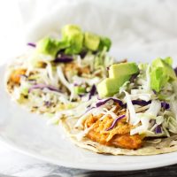 Slow-Cooked Chicken Tacos recipe from acleanplate.com #aip #paleo #autoimmuneprotocol