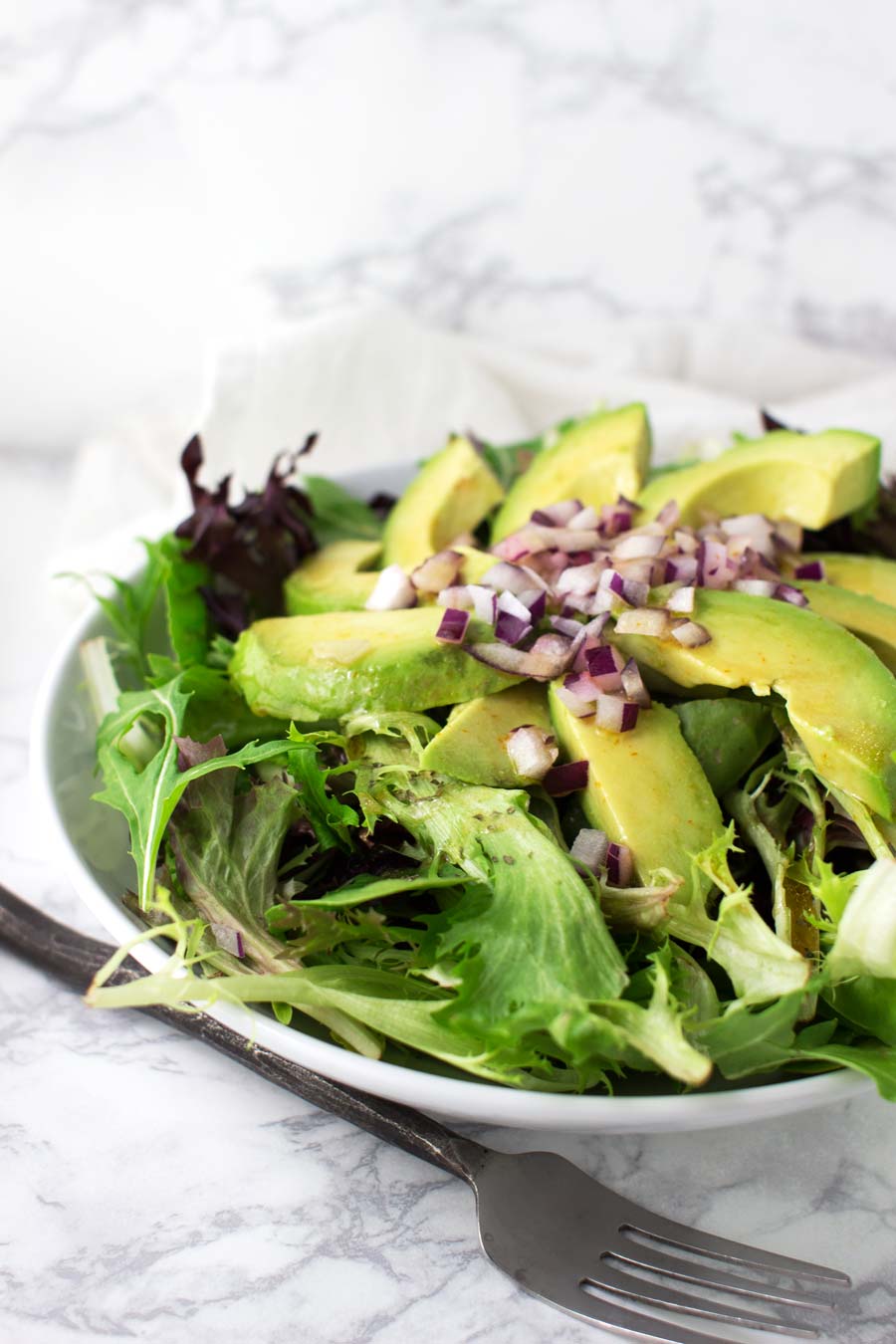 Deconstructed Guacamole Salad recipe from acleanplate.com #aip #paleo #glutenfree