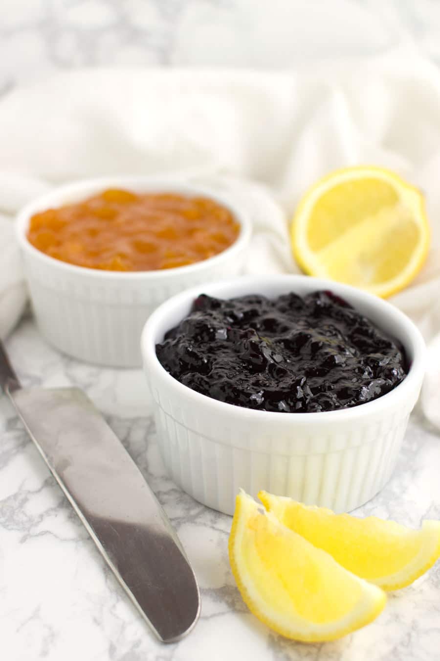 Blueberry Lemon Jam recipe from acleanplate.com #aip #paleo #autoimmuneprotocol
