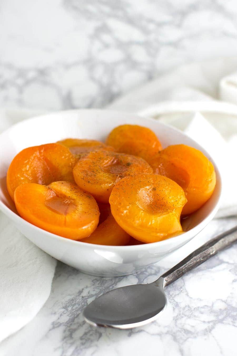 Sauteed Apricots recipe from acleanplate.com #paleo #aip #autoimmuneprotocol