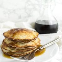 Simple Banana Pancakes from acleanplate.com #paleo #glutenfree #grainfree