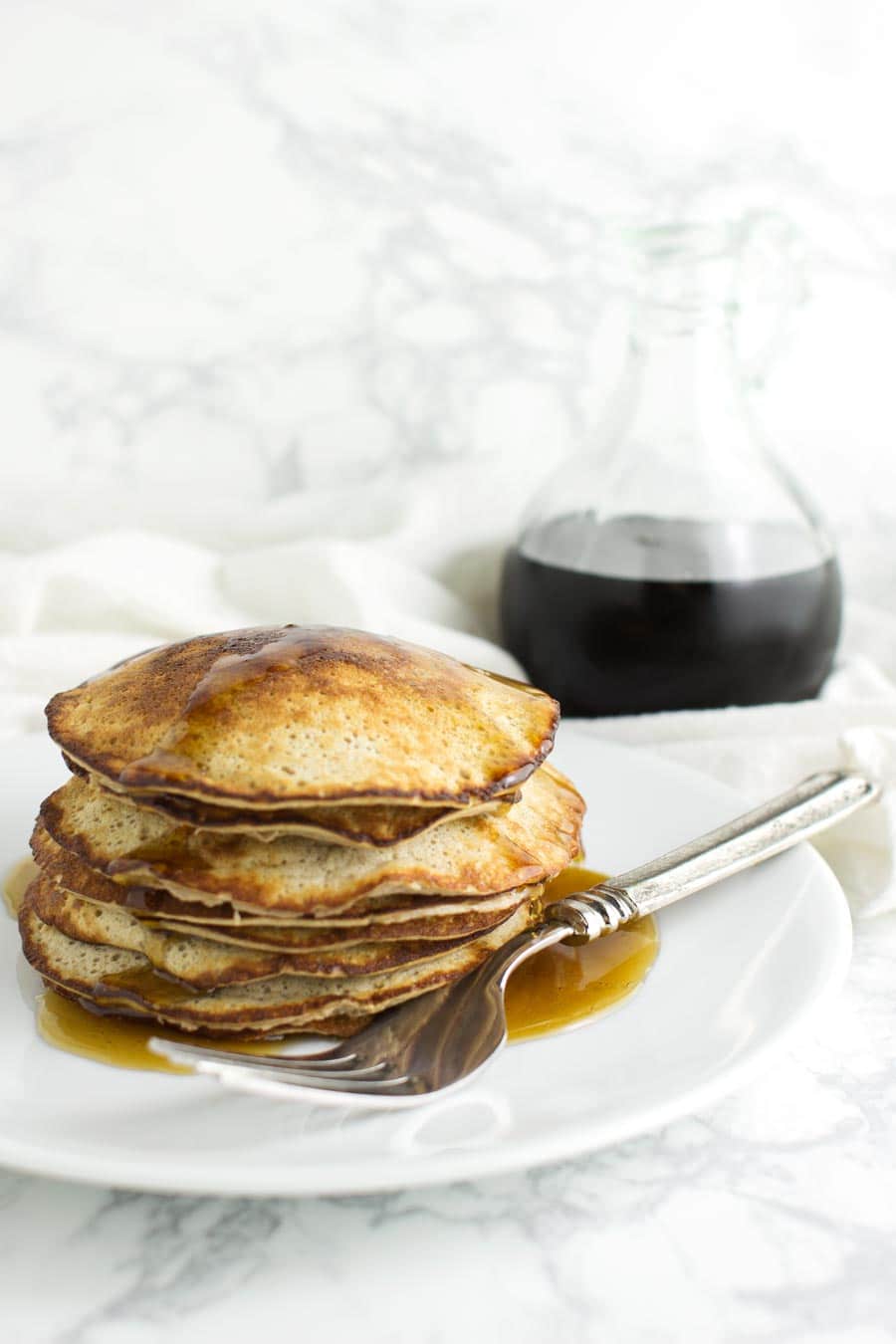 Simple Banana Pancakes from acleanplate.com #paleo #glutenfree #grainfree