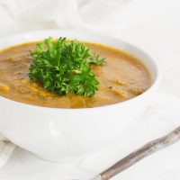 Pizza Soup recipe from acleanplate.com #paleo #aip #glutenfree