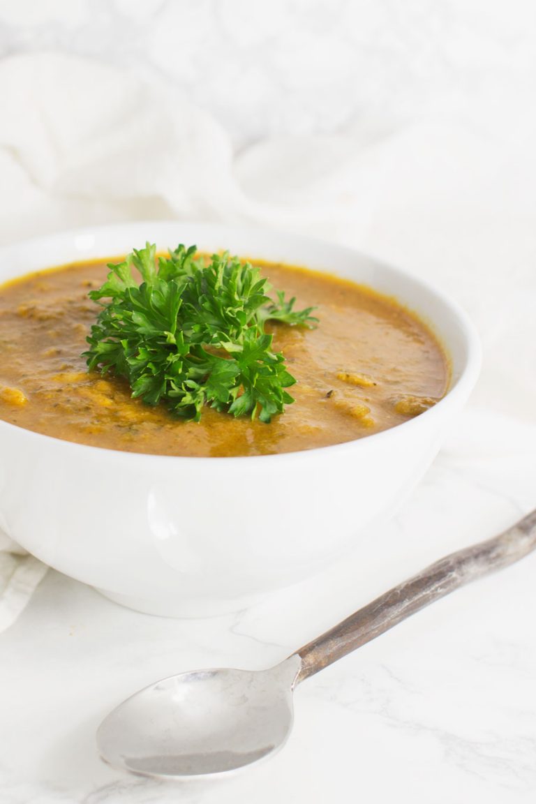 Pizza Soup recipe from acleanplate.com #paleo #aip #glutenfree