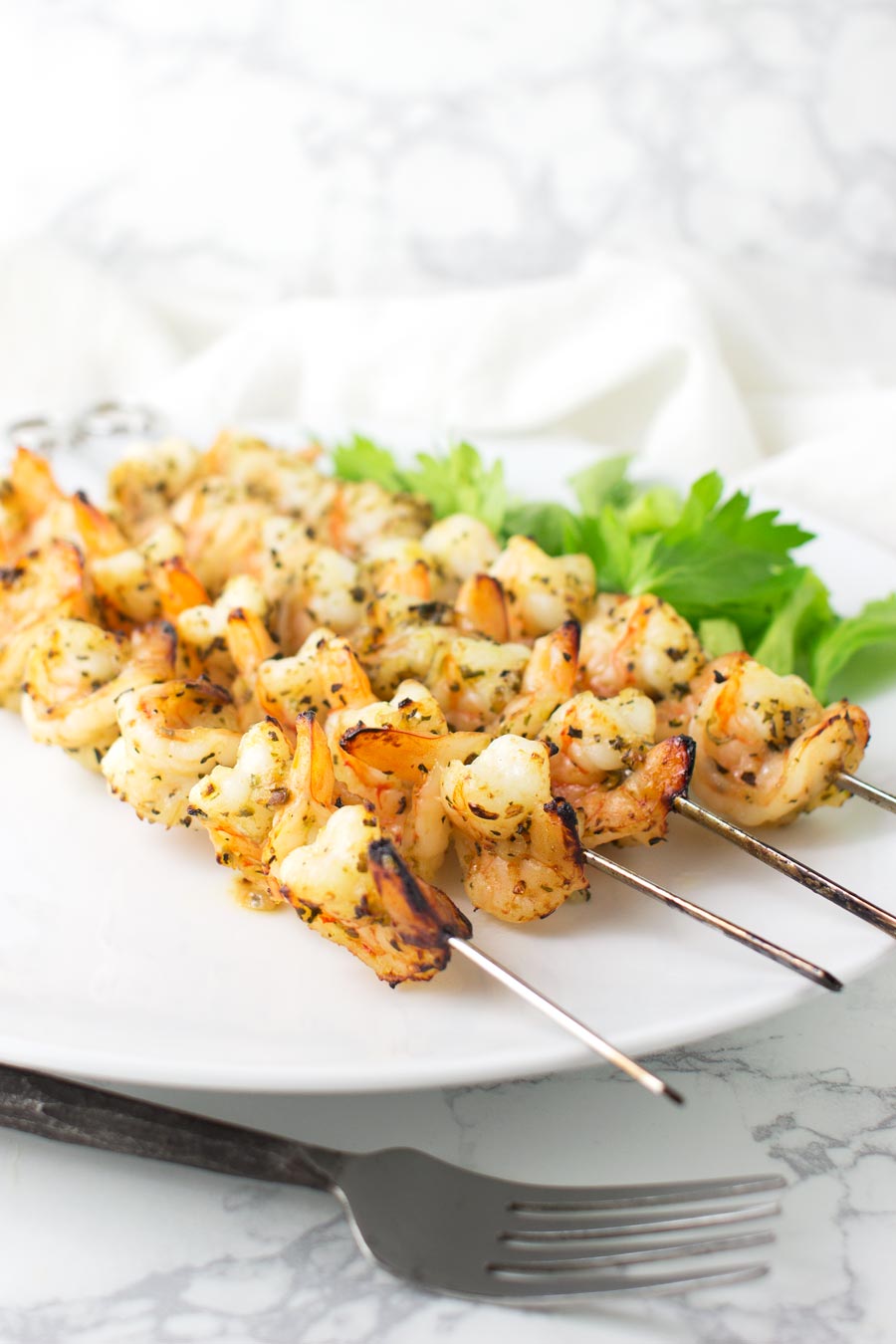 Broiled Shrimp Kebabs recipe from acleanplate.com #aip #paleo #glutenfree