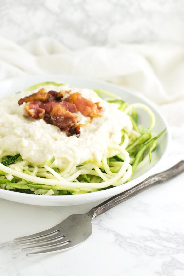 Zucchini Chicken Alfredo