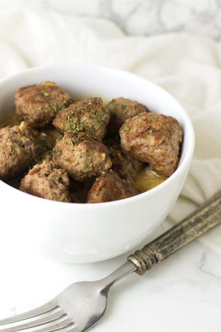 Lamb Meatballs with Mushroom Sauce