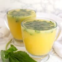 Basil Orange Juice recipe from acleanplate.com #aip #paleo #autoimmuneprotocol