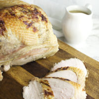 Turkey with Apple Cider gravy recipe from acleanplate.com #paleo #aip #glutenfree