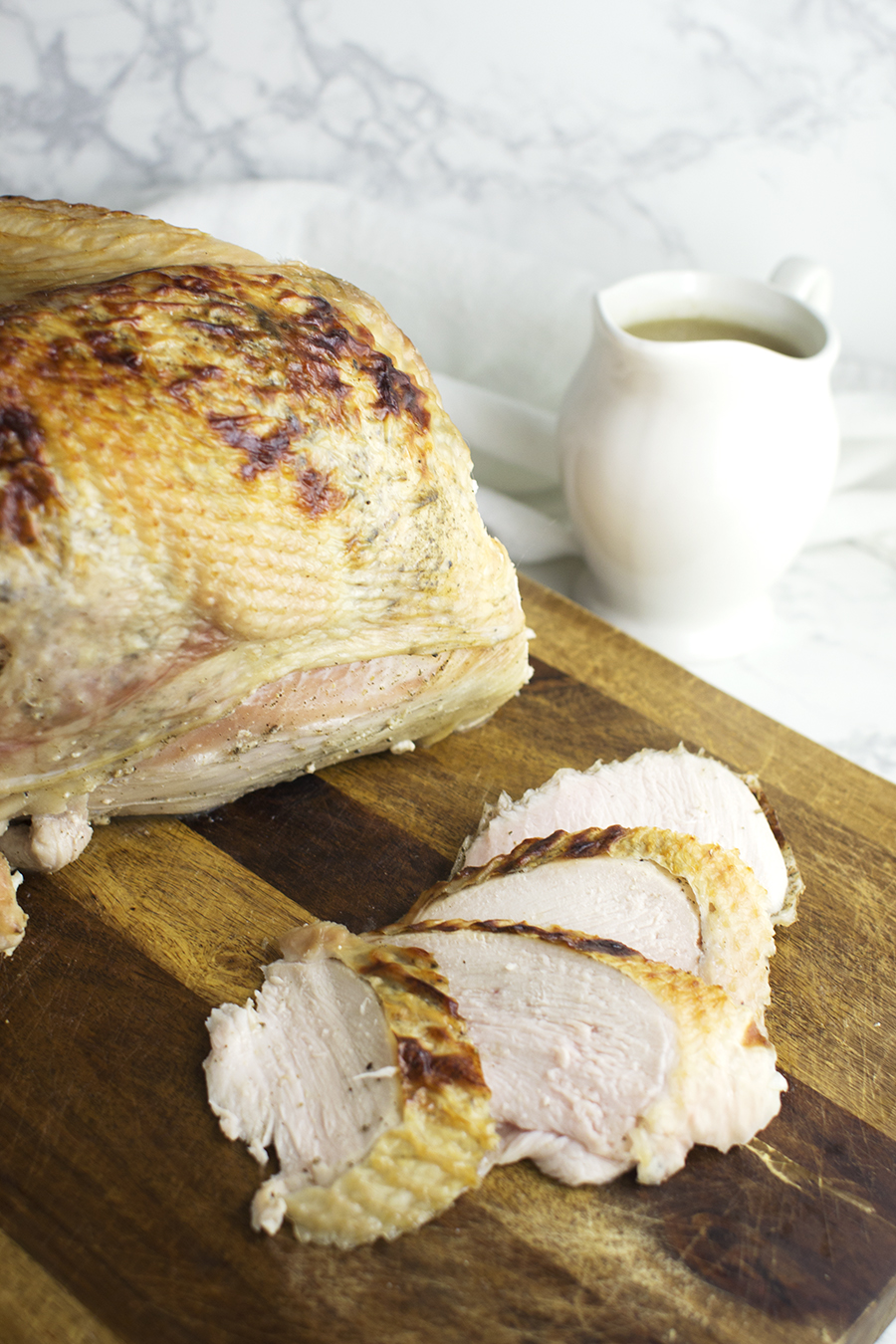 Turkey with Apple Cider gravy recipe from acleanplate.com #paleo #aip #glutenfree