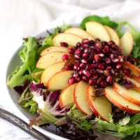 Arugula Pomegranate Salad recipe from acleanplate.com #paleo #aip #autoimmuneprotocol