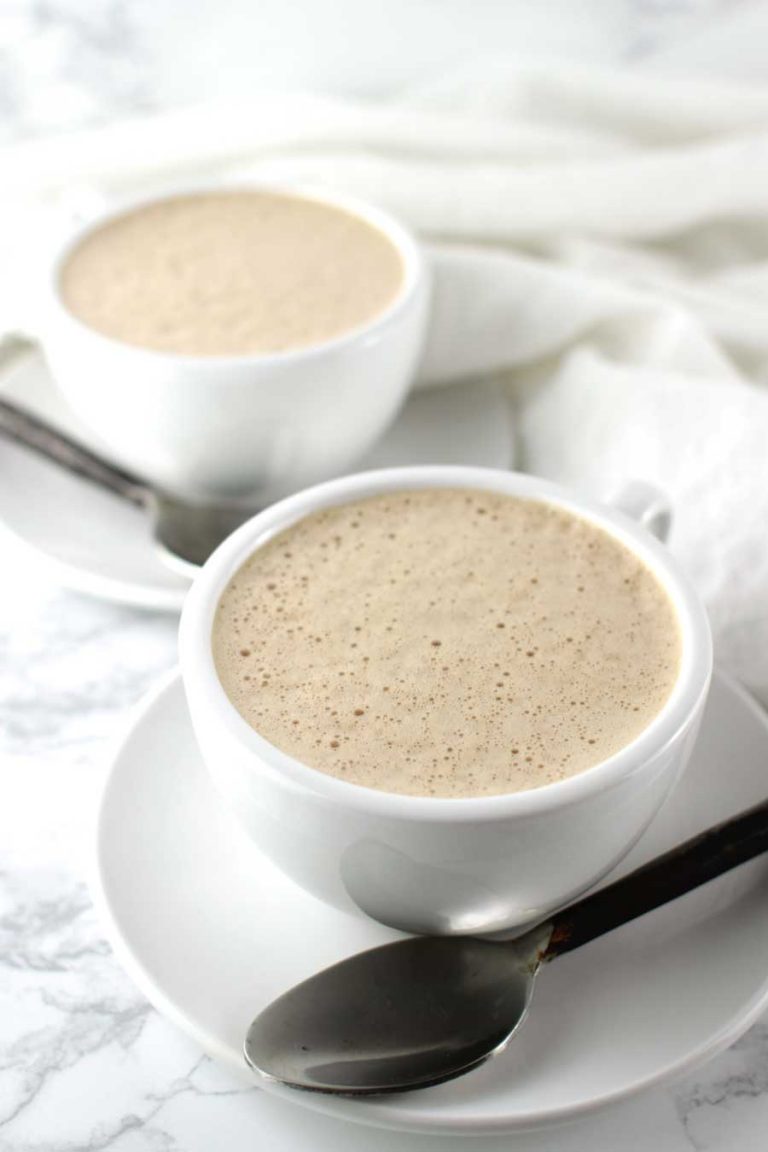 Mocha Latte with Carob and Coconut Milk