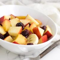 Cran-Apricot Fruit Salad recipe from acleanplate.com #paleo #aip #glutenfree