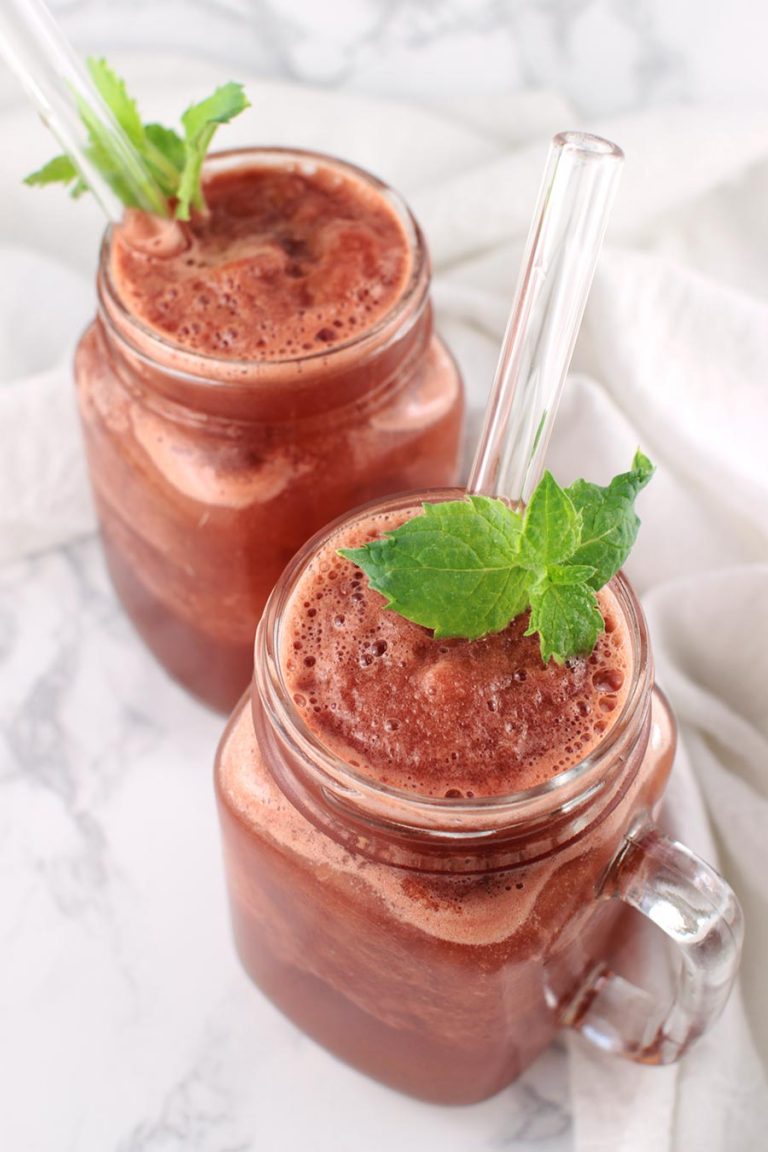 Balsamic Watermelon Slushies