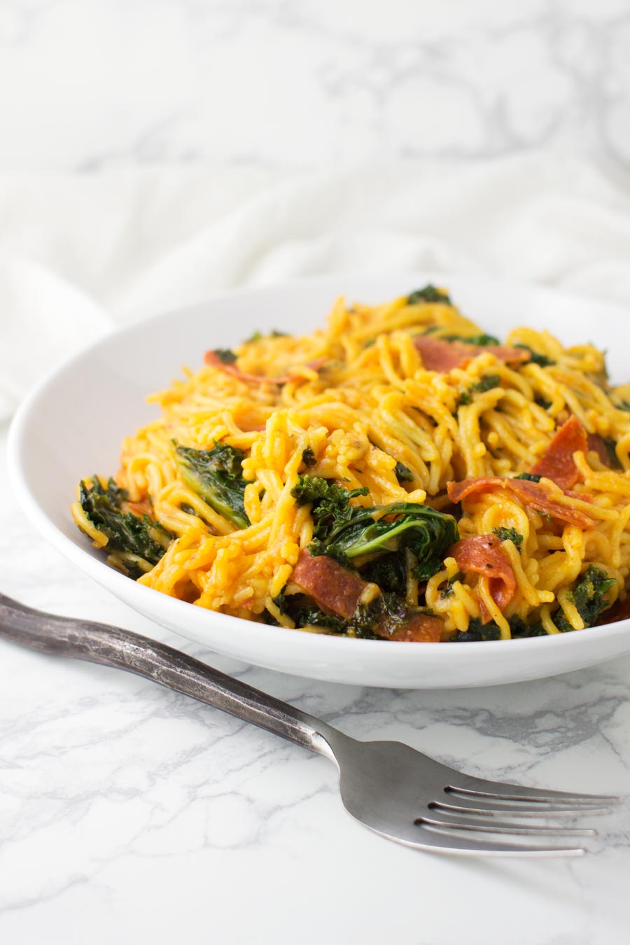 Pizza Pasta recipe from acleanplate.com #paleo #aip #glutenfree