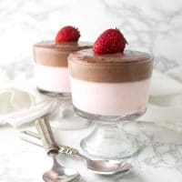 Chocolate Strawberry Mousse recipe from acleanplate.com #aip #paleo #autoimmuneprotocol