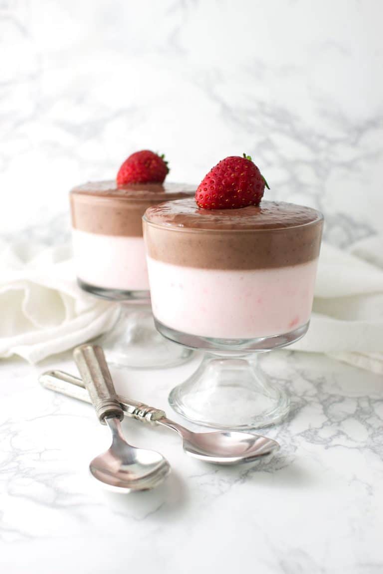 Chocolate and Strawberry Mousse