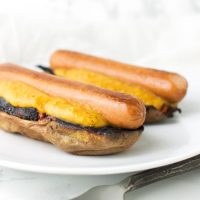 Nakkikastike-Inspired Hotdog Boats recipe from acleanplate.com #paleo #grainfree #glutenfree