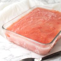 Watermelon Sorbet recipe from acleanplate.com #paleo #aip #glutenfree