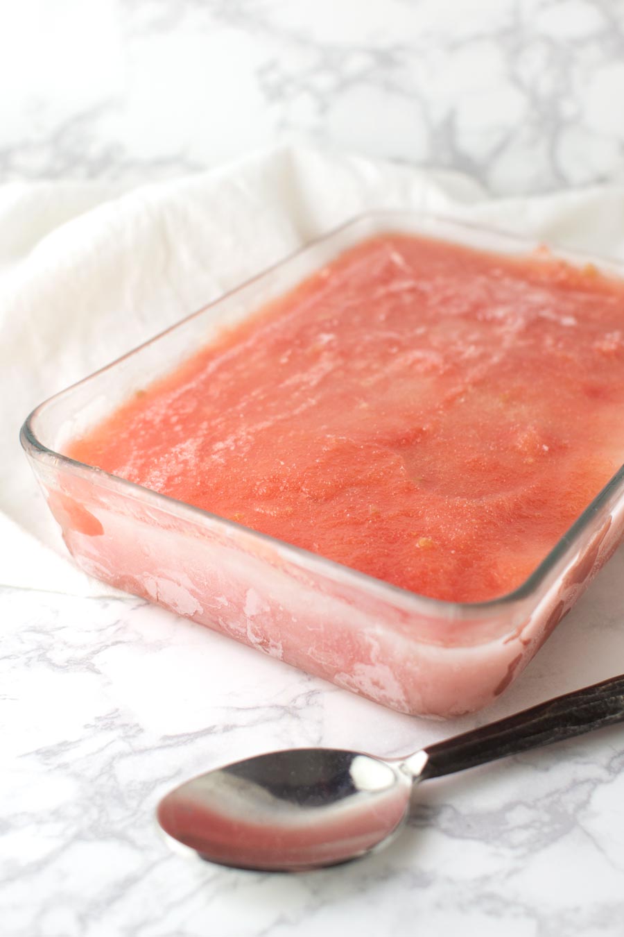 Watermelon Sorbet recipe from acleanplate.com #paleo #aip #glutenfree