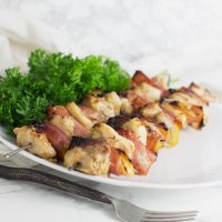 Chicken Kabobs with Prosciutto and Apricots recipe from acleanplate.com #paleo #aip #glutenfree