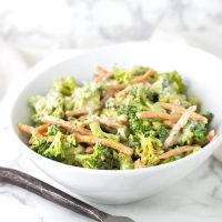 Moroccan Broccoli Salad recipe from acleanplate.com #paleo #aip #glutenfree