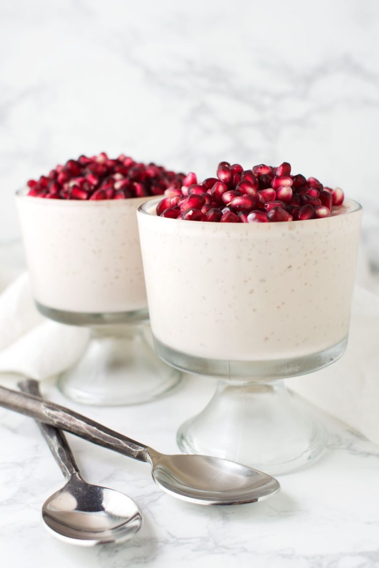 Pomegranate Pots de Creme