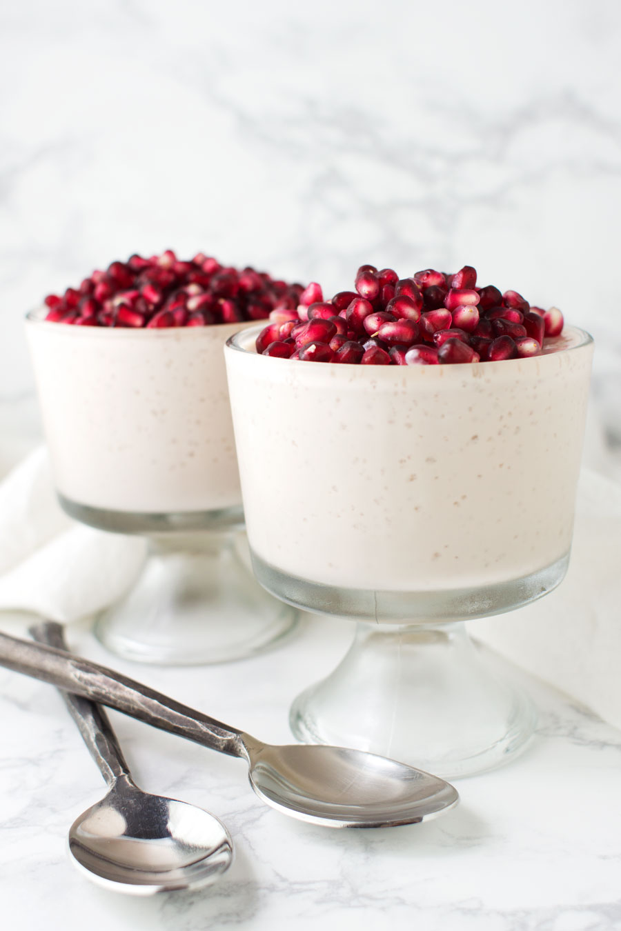 Pomegranate Pots de Creme recipe from acleanplate.com #aip #paleo #dairyfree