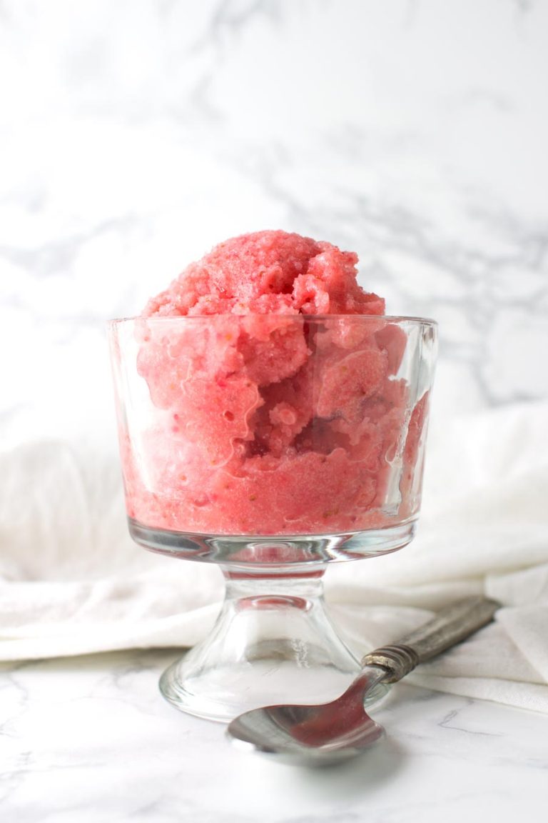 Strawberry-Orange Sorbet