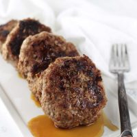 Apple-Cinnamon Sausage Patties