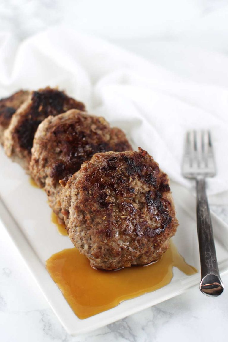 Apple-Cinnamon Sausage Patties