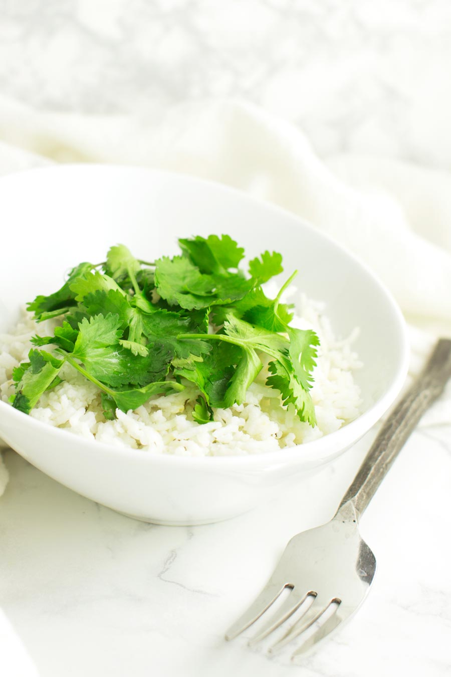 Cilantro Lime Cauliflower Rice recipe from acleanplate.com #paleo #aip #glutenfree