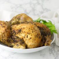 Roasted Rosemary Chicken recipe from acleanplate.com #aip #paleo #autoimmuneprotocol